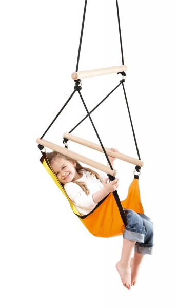 Der robuste und UV-beständige AMAZONAS Hängesessel Kid's Swinger ist die perfekte Chill Area für die Kleinen
